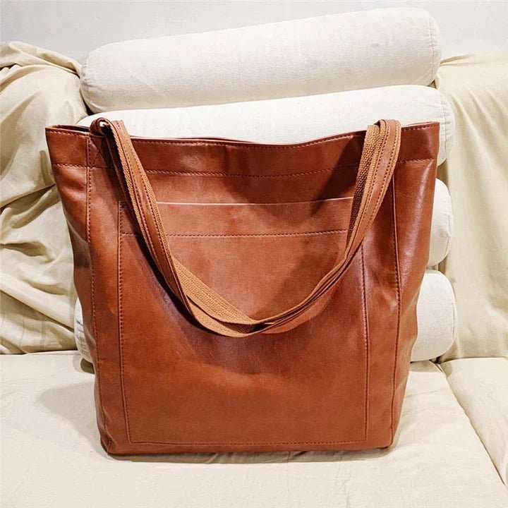Women's Genuine Leather Shoulder Tote Bag