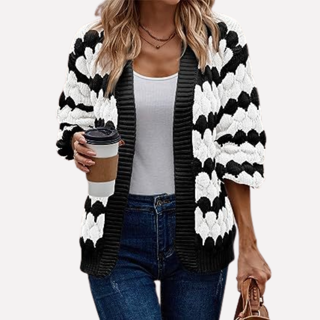 Women's Open-Front Cardigan – Chic and Versatile Layering Essential