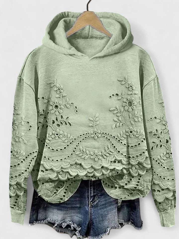 Women's Elegant Hooded Sweater for Sophisticated Style