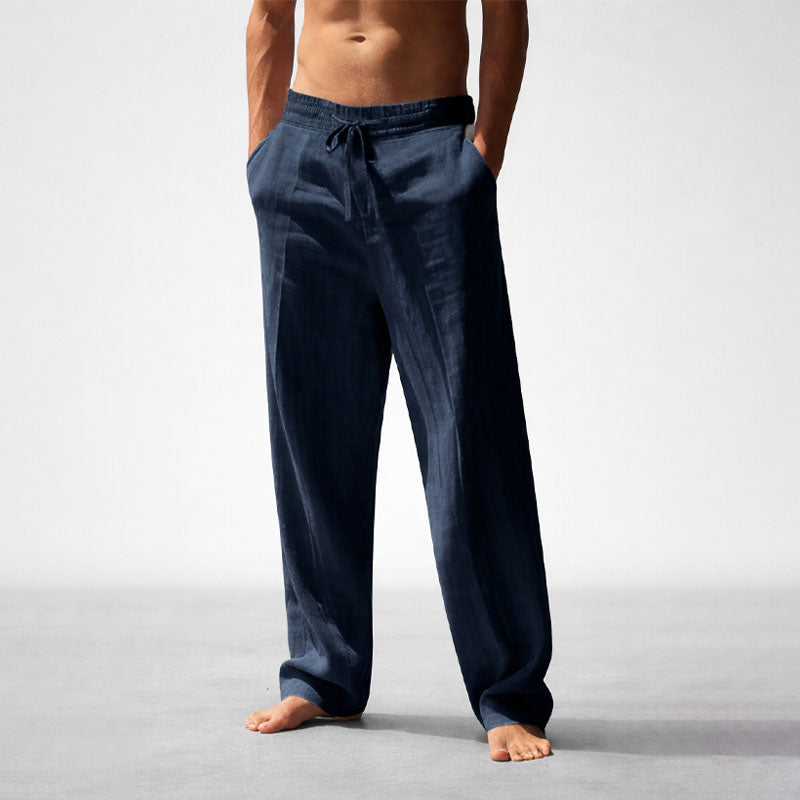 Ethan | Men's Straight Leg Pants with Comfortable Elastic Waistband