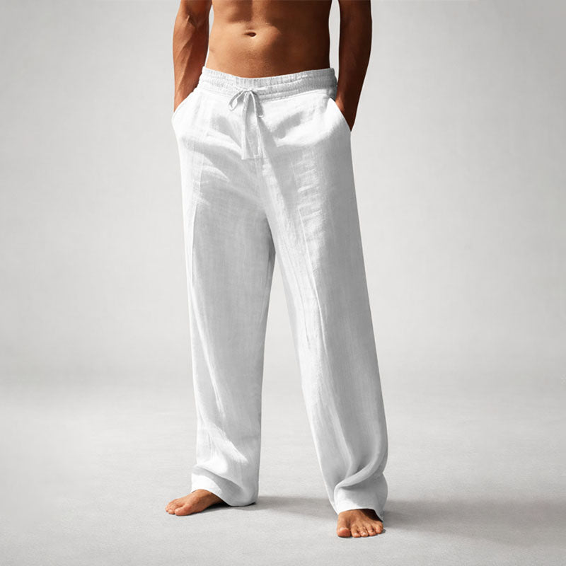 Ethan | Men's Straight Leg Pants with Comfortable Elastic Waistband
