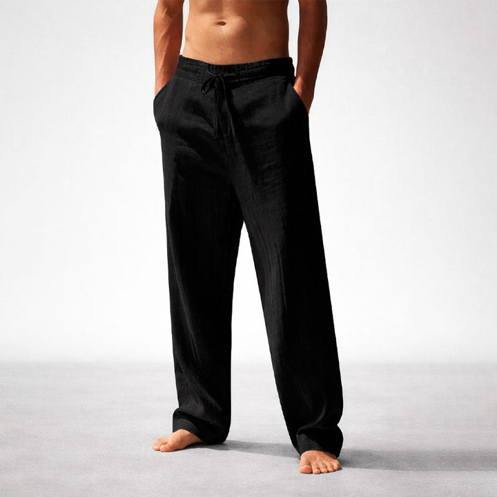 Ethan | Men's Straight Leg Pants with Comfortable Elastic Waistband