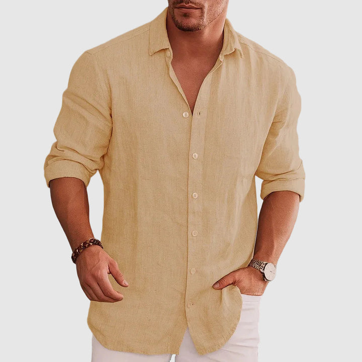 Ethan | Men's Smart Casual Shirt with Classic Collar Design