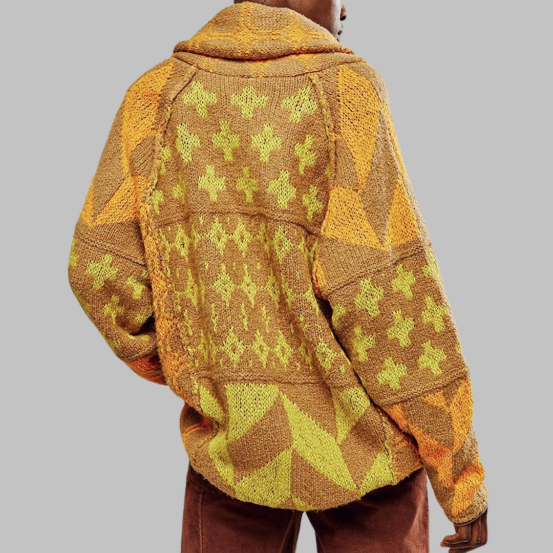 Women's Timeless Oversized Button-Down Cardigan