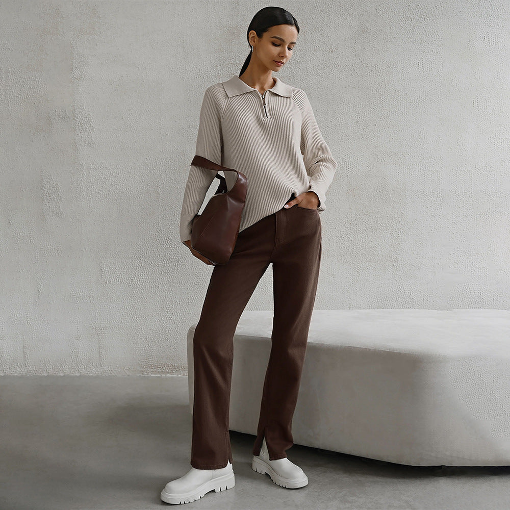 Women's Comfortable and Elegant Everyday Knit Sweater