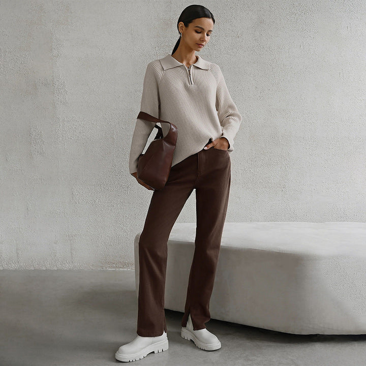 Women's Comfortable and Elegant Everyday Knit Sweater