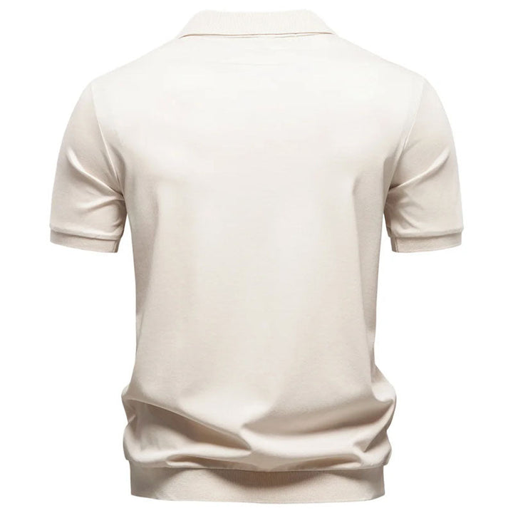 Ewan | Men's Minimalist Collar Polo Shirt