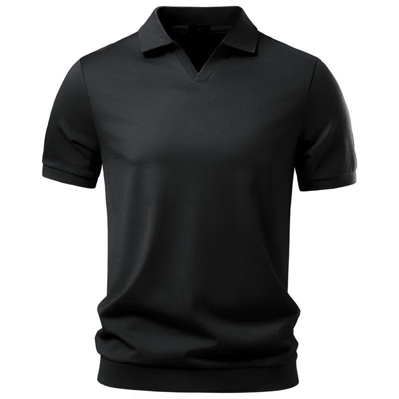 Ewan | Men's Minimalist Collar Polo Shirt