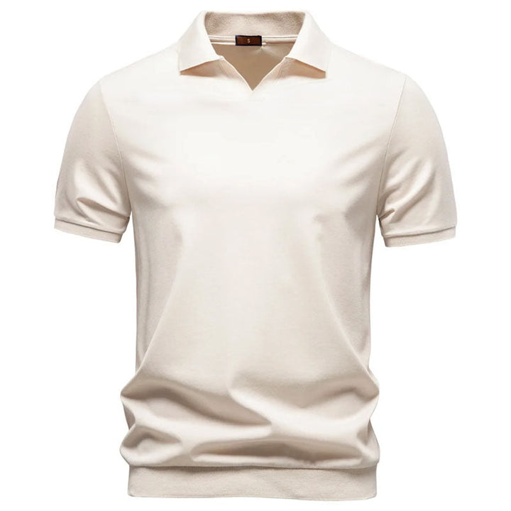 Ewan | Men's Minimalist Collar Polo Shirt