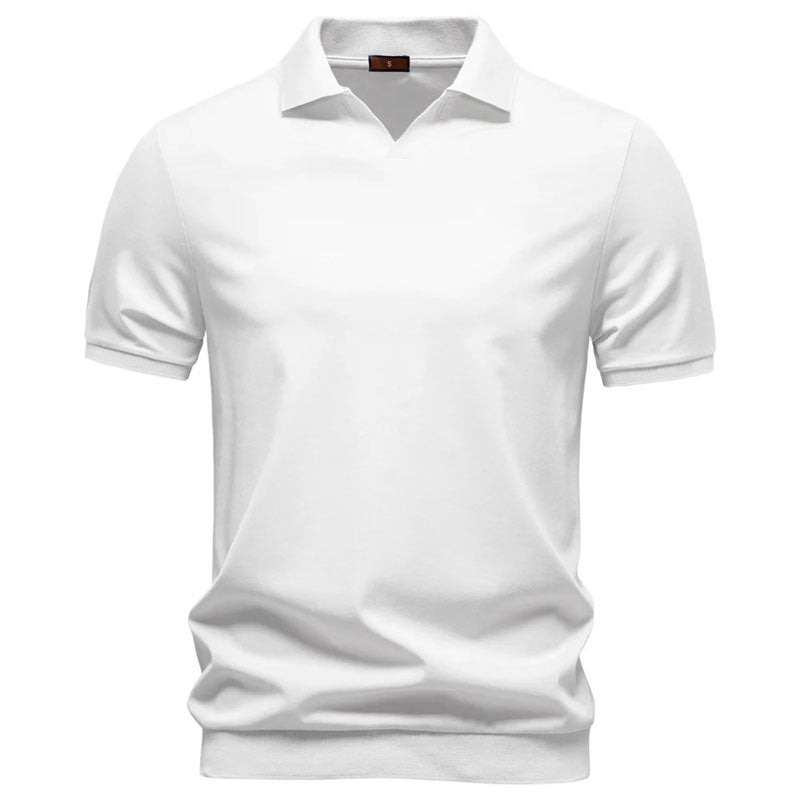 Ewan | Men's Minimalist Collar Polo Shirt