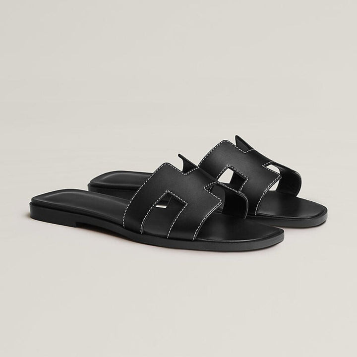 Diana | Women's Flat Sandals with Cutout Strap Design