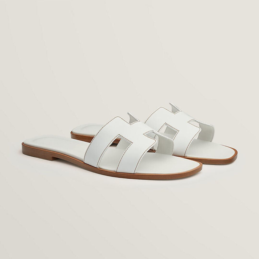 Diana | Women's Flat Sandals with Cutout Strap Design