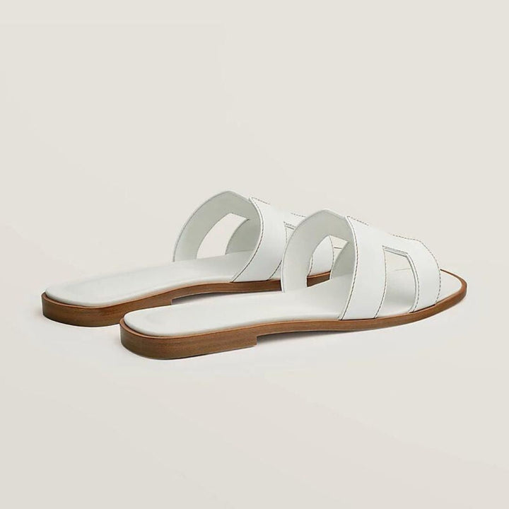 Diana | Women's Flat Sandals with Cutout Strap Design