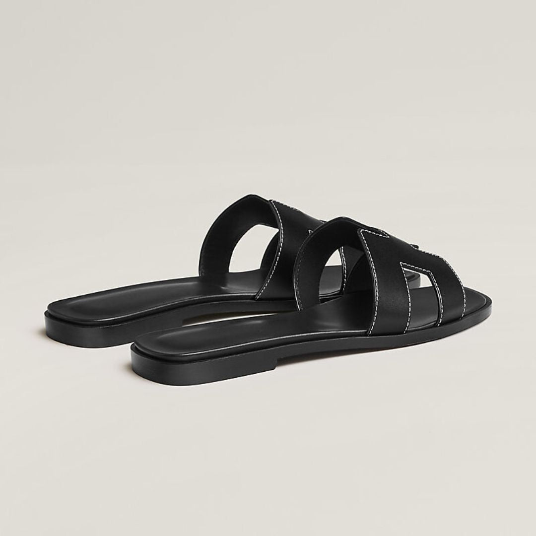 Diana | Women's Flat Sandals with Cutout Strap Design