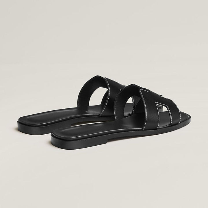Diana | Women's Flat Sandals with Cutout Strap Design
