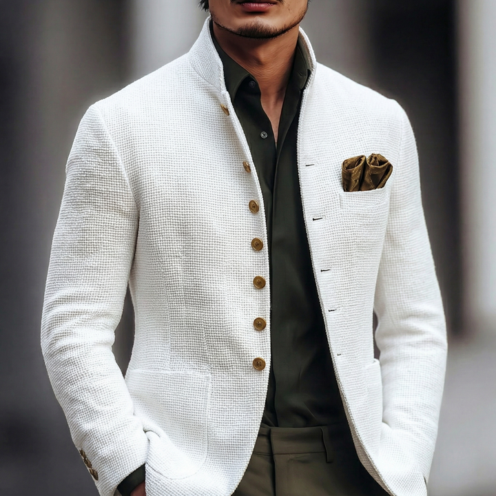 Men's Classic Single-Breasted Blazer