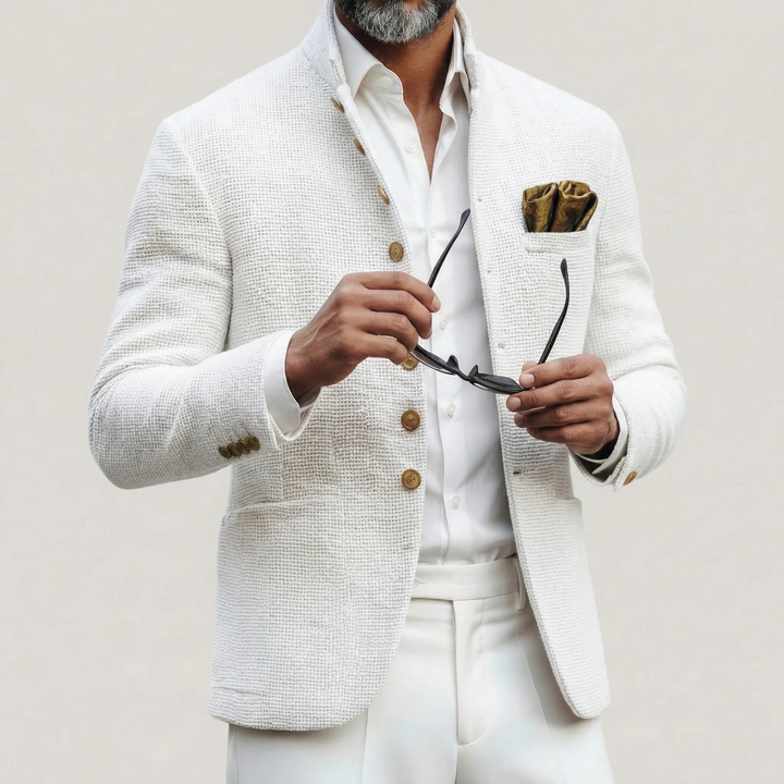 Men's Classic Single-Breasted Blazer