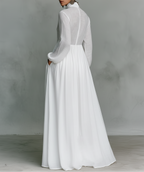 Vitoria | Women's Flowing Minimalist Maxi Dress-Trendy 4 Fit