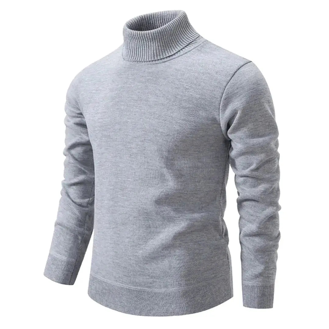 Men's Slim-Fit Turtleneck Long Sleeve Sweater