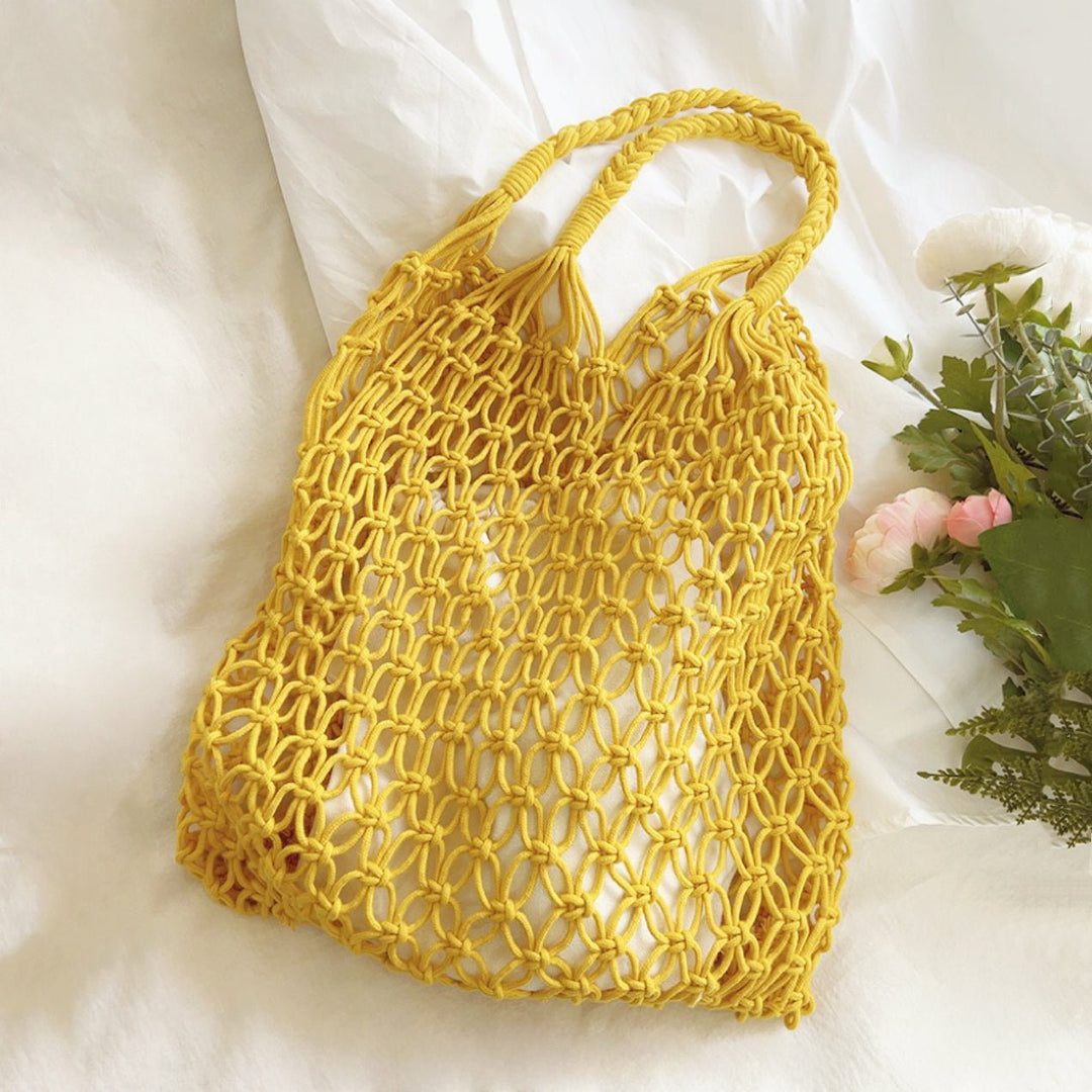 Women's Handmade Macrame Cotton Tote Bag