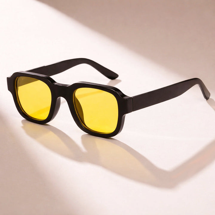 Unisex Bold Square Sunglasses for Stylish Eye Protection