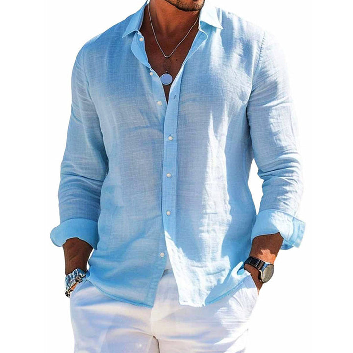 Grant | Men's Classic Collared Long Sleeve Dress Shirt
