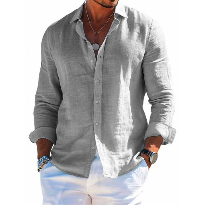 Grant | Men's Classic Collared Long Sleeve Dress Shirt