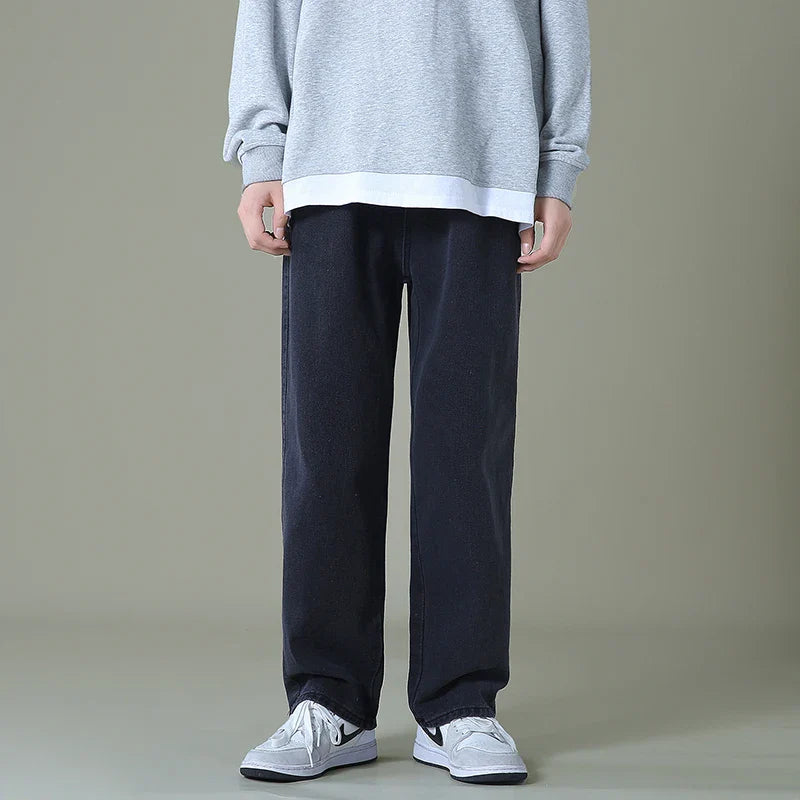 Men's Relaxed Fit Handstitched Denim Jeans
