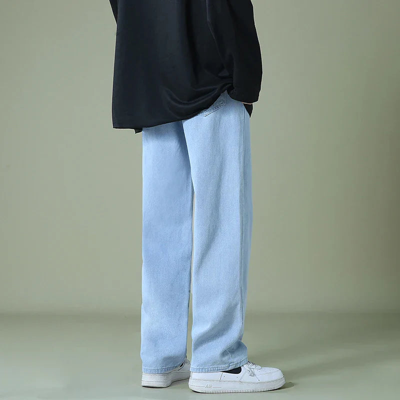Men's Relaxed Fit Handstitched Denim Jeans