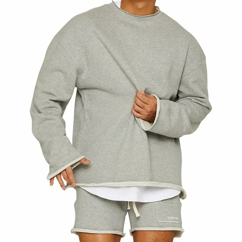 Men's Comfortable Two-Part Lounge Set for Relaxation and Style