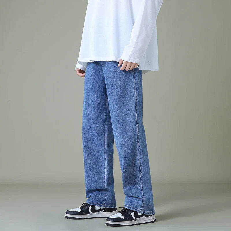 Men's Relaxed Fit Handstitched Denim Jeans