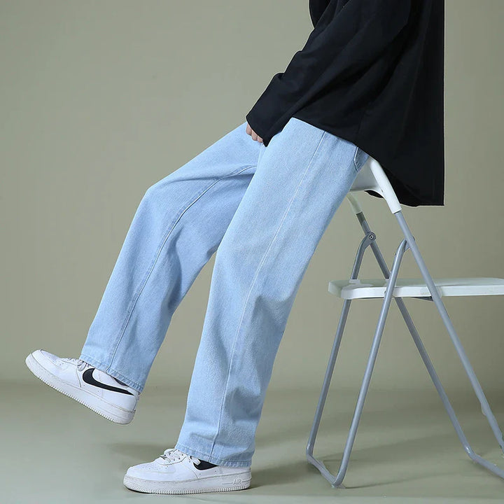 Men's Relaxed Fit Handstitched Denim Jeans