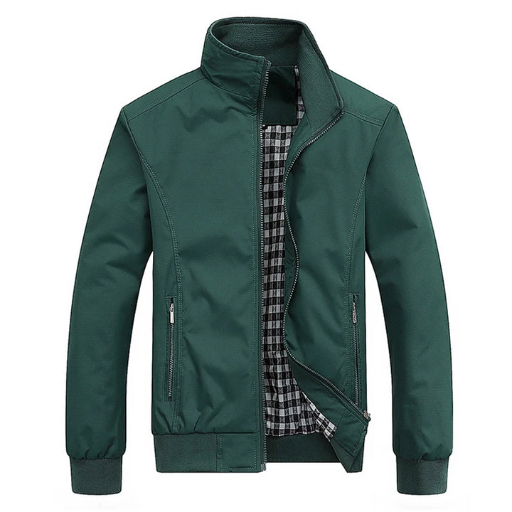 Men's Casual Solid Slim Fit Coat for Autumn and Winter