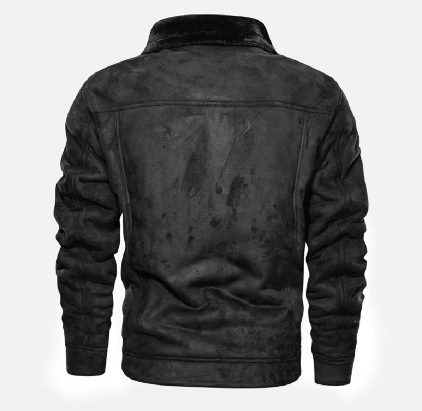 Men's Suede Jacket for Stylish Comfort and Versatility