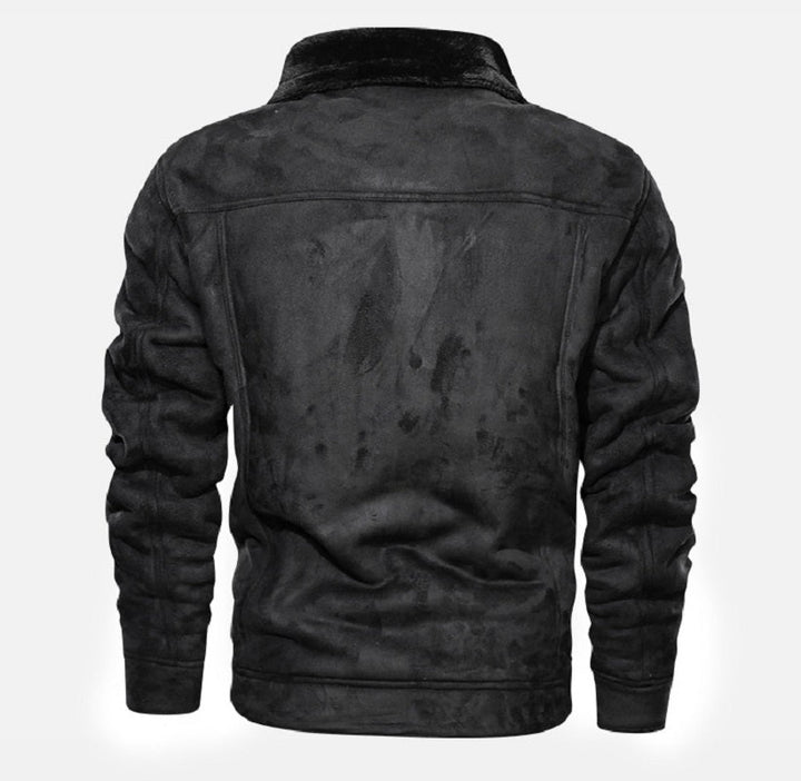 Men's Suede Jacket for Stylish Comfort and Versatility