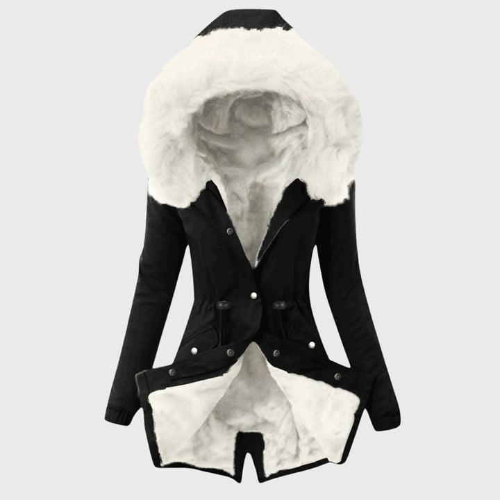 Women's Faux Fur-Lined Hooded Winter Parka