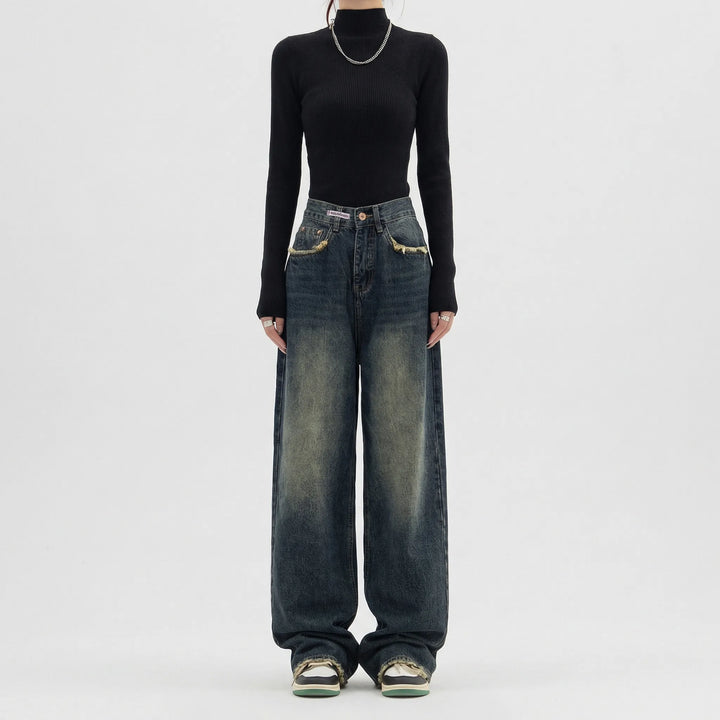 Rosa | Women's High-Waisted Wide-Leg Baggy Jeans