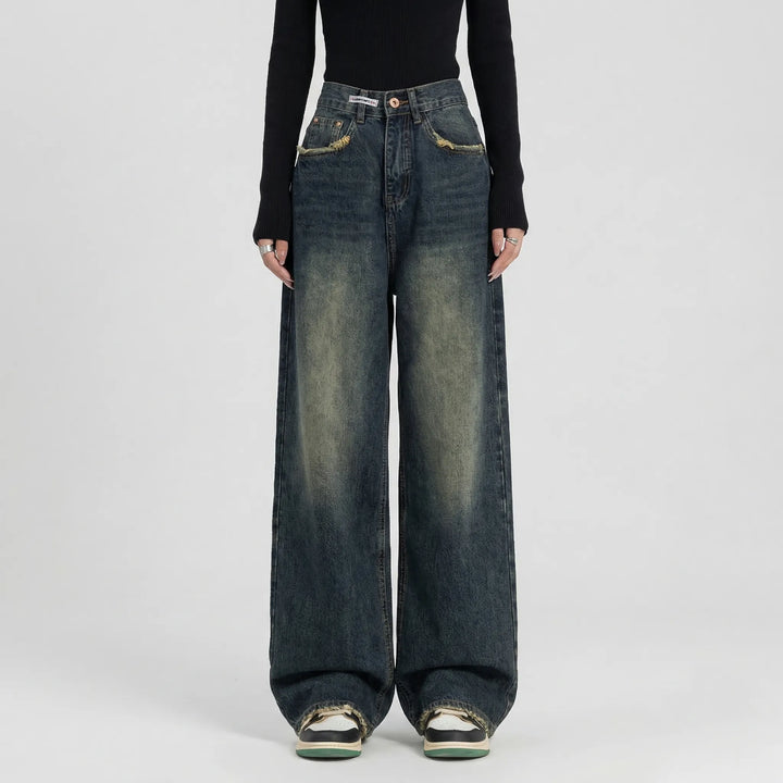 Rosa | Women's High-Waisted Wide-Leg Baggy Jeans