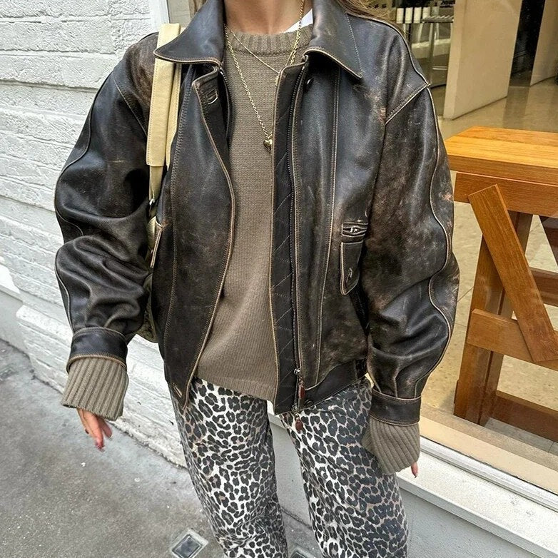Rochelle | Women's High-Waisted Leopard Print Jeans