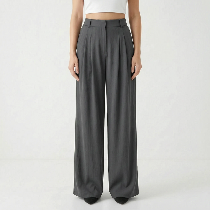 Sophia | Women's High-Waisted Wide-Leg Pants
