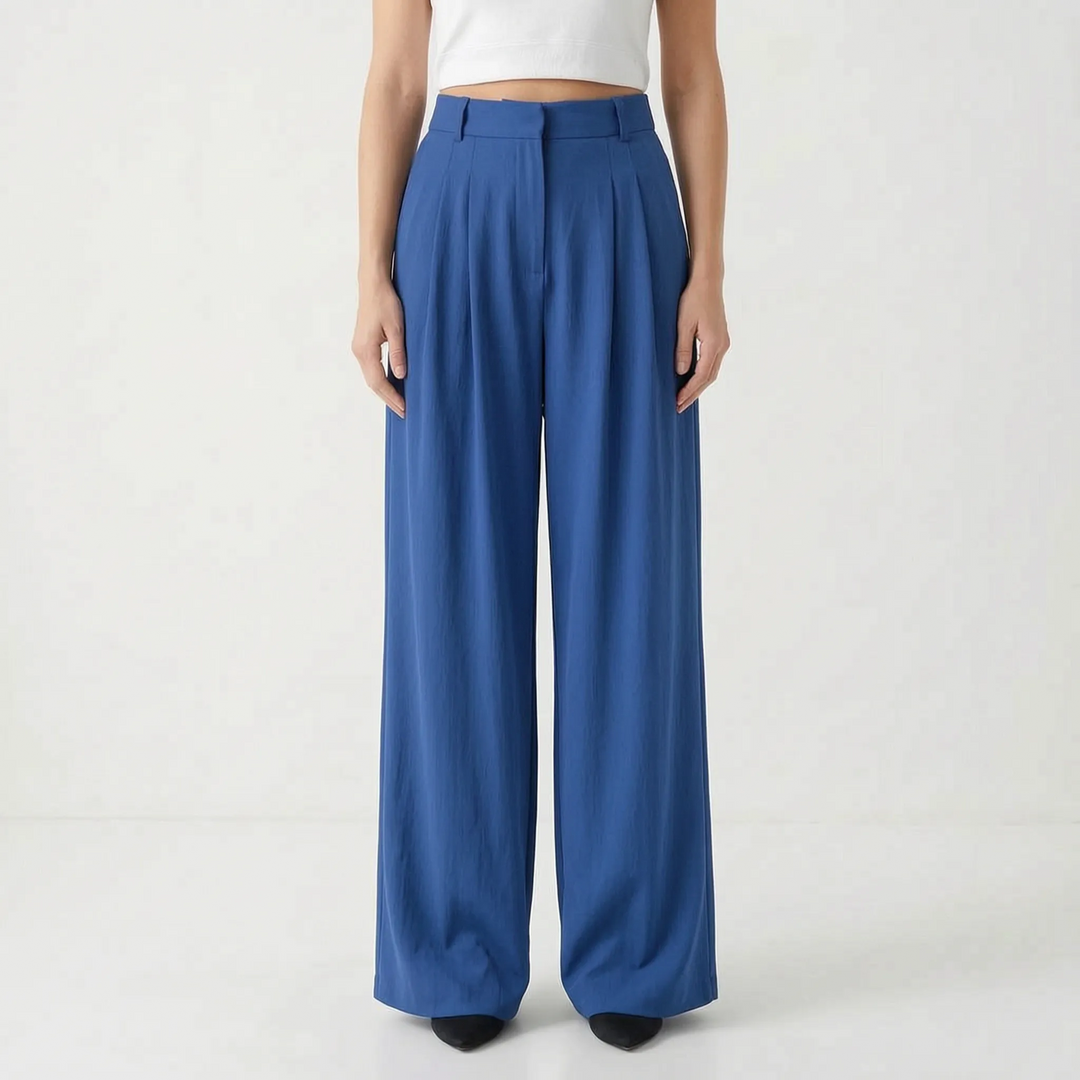 Sophia | Women's High-Waisted Wide-Leg Pants