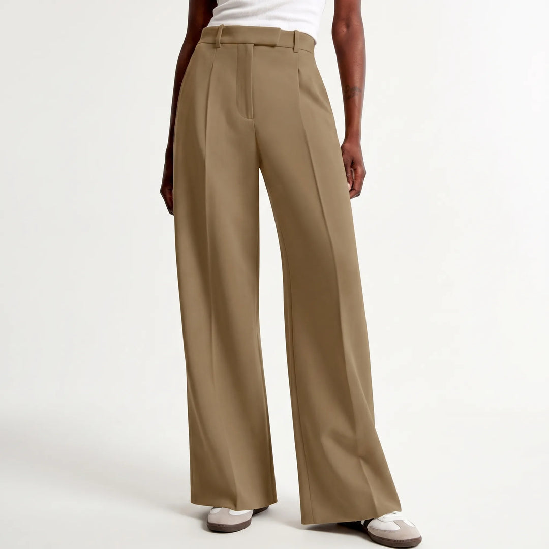 Gail | Women's High-Waisted Wide-Leg Pants