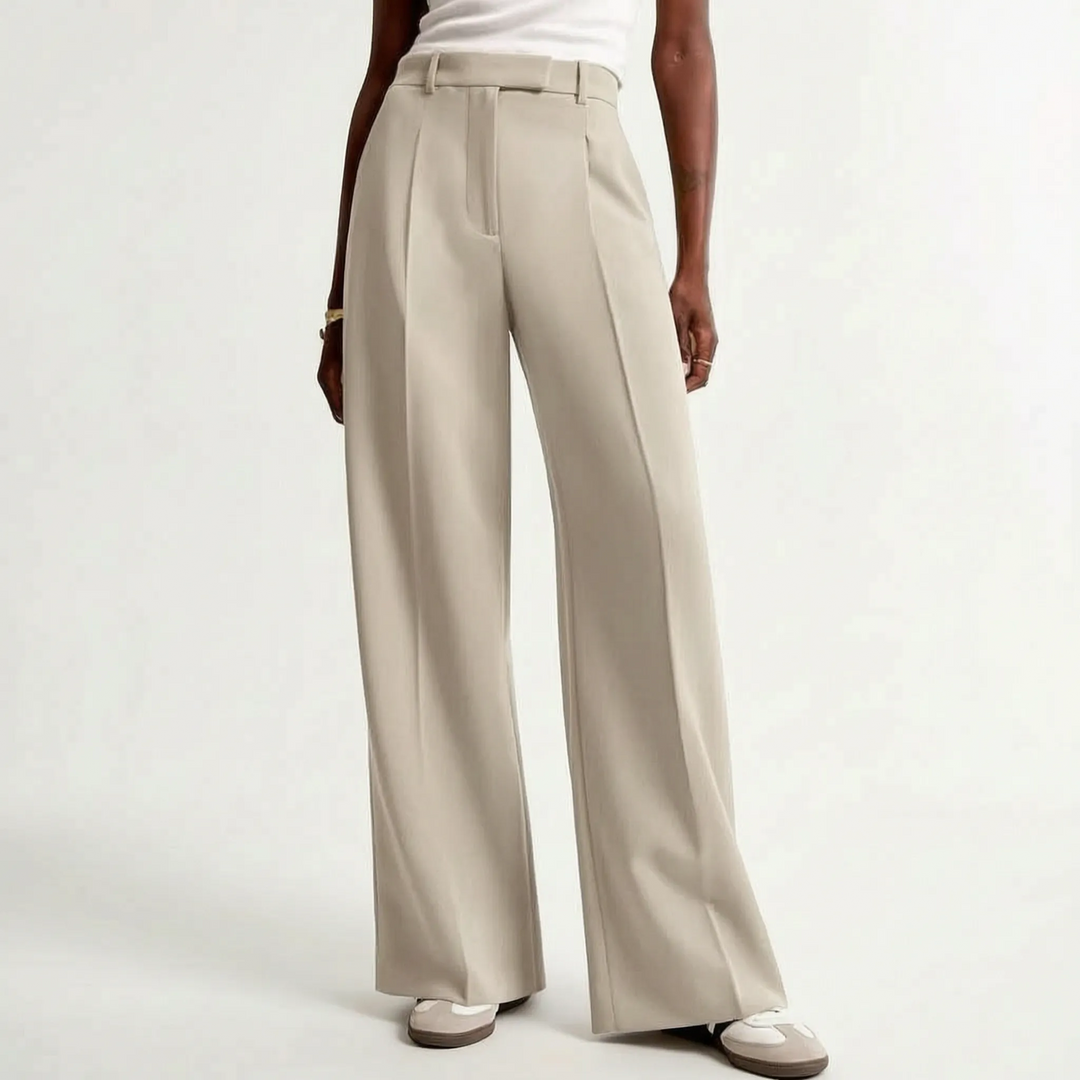 Gail | Women's High-Waisted Wide-Leg Pants
