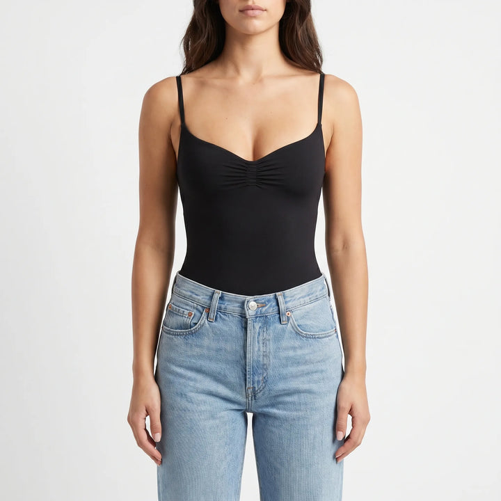 Joyce | Women's High-Cut Sleeveless Bodysuit