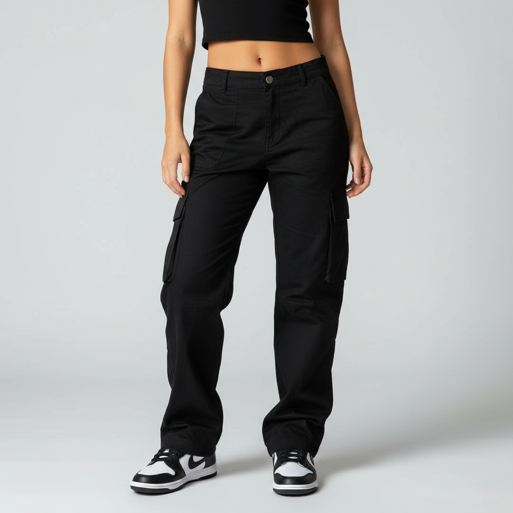 Valentina | Women's High Waist Cargo Trousers