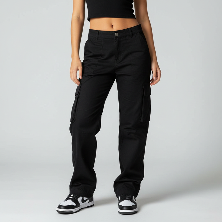 Valentina | Women's High Waist Cargo Trousers