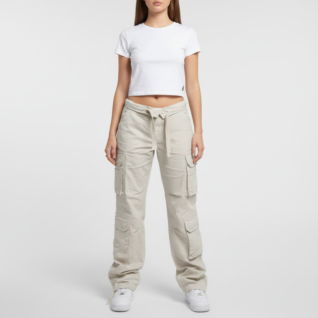 Valentina | Women's High Waist Cargo Trousers