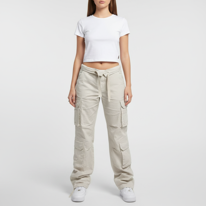 Valentina | Women's High Waist Cargo Trousers