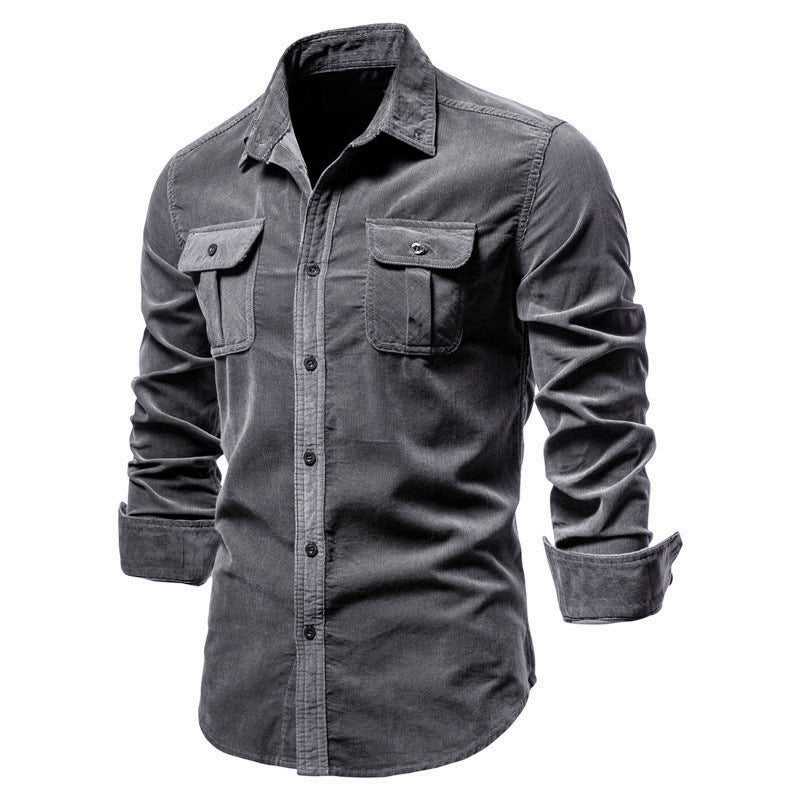 Men's Slim-Fit Dress Shirt for Stylish Casual Wear