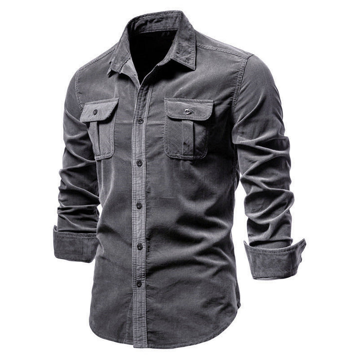 Men's Slim-Fit Dress Shirt for Stylish Casual Wear